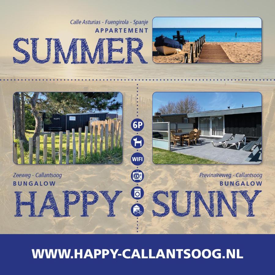 Bungalow Sunny, Lekker Uitwaaien Op Het Strand! Каллантсог Экстерьер фото